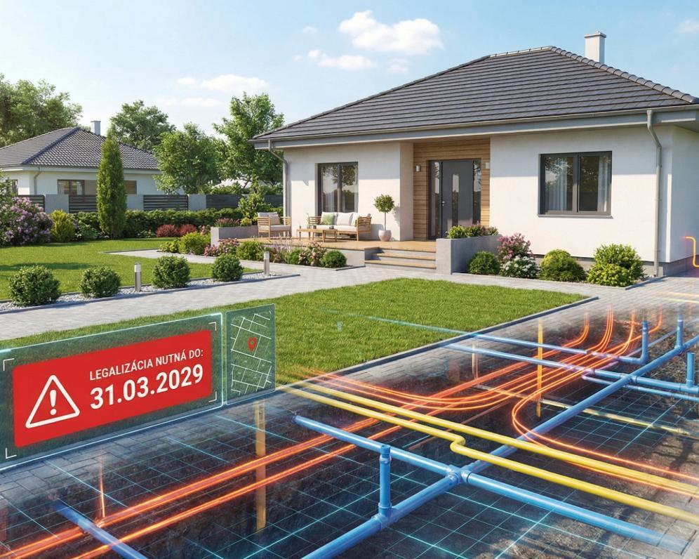 ⌛ Tik-tak. Vaša pôda stráca hodnotu, ak máte cudzie inžinierske siete.